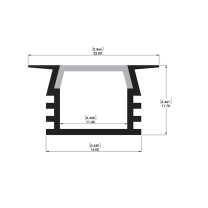 Recessed Channel - C1010