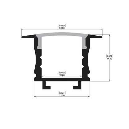Recessed Channel - C1019