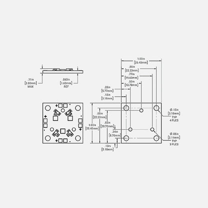 DynaSquare G025 3-Up – Light Engine