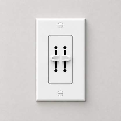 LUXdrive® Precision Dual Slider 0–10V Wall Dimmer (K020)