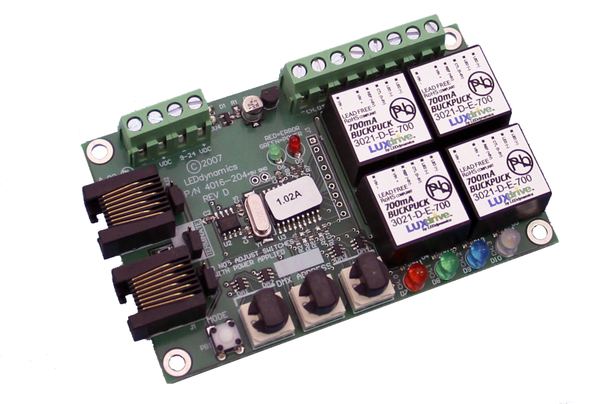 QuadPuck 4016 - Four Channel DMX Driver Interface