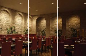 Tunable White Restaurant Lighting