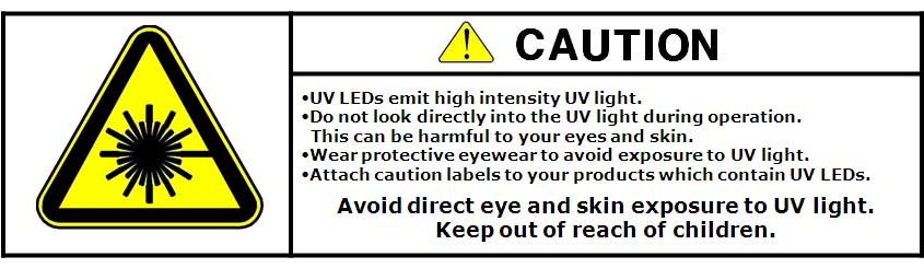 UV Warning Label